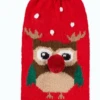 Alqo Wasi Hunde-Pullover Christmas Owl XS