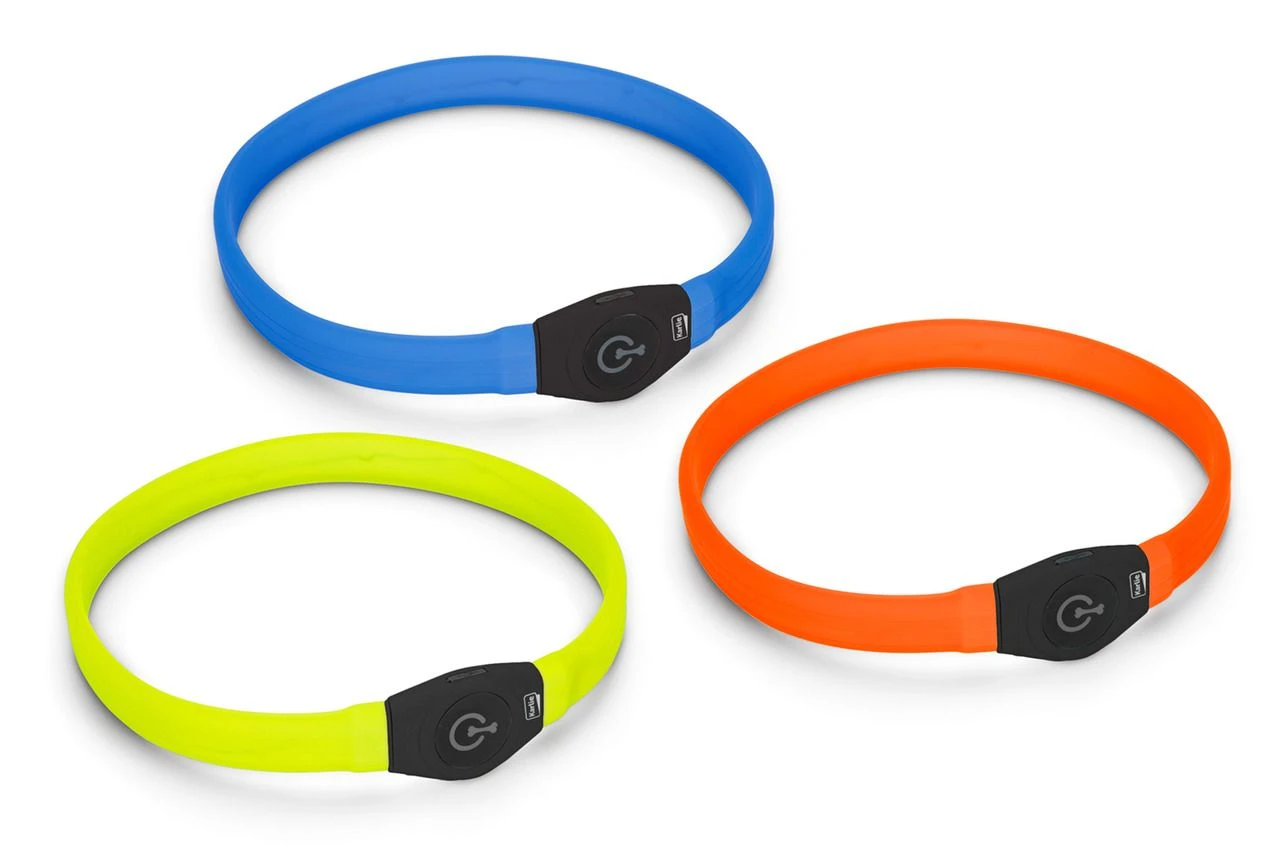 Karlie Visio Light LED-Halsband Langhaar 65cm X 2,5cm 3 Karlie Visio Light LED-Halsband Langhaar 65cm X 2,5cm