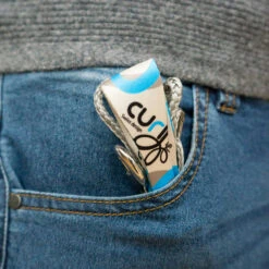 Curli Ultra Strong Pocket Leine Weiß-blau 110cm -Wuff Wohnen Verkäufe 501624 00 02