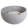 Ebi Duvo+ Oyster Basket Round In Cotton Rope 45x45x23cm Grey -Wuff Wohnen Verkäufe 5414365333621 prd 1300