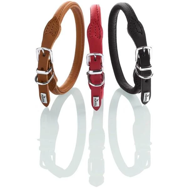 Hunter Halsband Round & Soft Elk Petit, Elchleder 6 Hunter Halsband Round & Soft Elk Petit, Elchleder – Bild 4