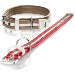 Hunter Halsband Madeira, Beschichtetes Spaltleder -Wuff Wohnen Verkäufe 61901 61905 alle