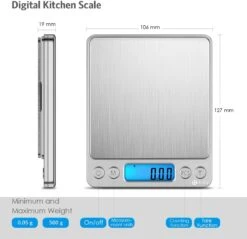 Digitale Feinwaage Bis 500g - Genauigkeit 0,01g -Wuff Wohnen Verkäufe 61uX2WCDx7L. AC SL1200