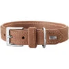 Hunter Halsband Porto, Leder -Wuff Wohnen Verkäufe 63736 round 16cognac