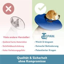Tepaw Halskragen Für Hunde Blau -Wuff Wohnen Verkäufe 71A201s2BTGL. AC SL1500