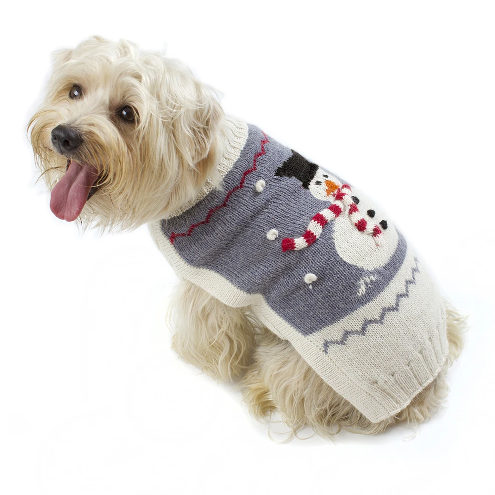 Alqo Wasi Hunde-Pullover Holiday Snowman 5 Alqo Wasi Hunde-Pullover Holiday Snowman – Bild 3