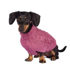 Alqo Wasi Hunde-Pullover Chunky Cable
