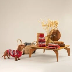 Alqo Wasi Hunde-Pullover Heritage -Wuff Wohnen Verkäufe Composicion heritage con perro