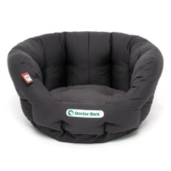 Doctor Bark Hundenest Rund Grau