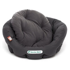Doctor Bark Hundenest Rund Grau -Wuff Wohnen Verkäufe DrBark Hundenest grauS3