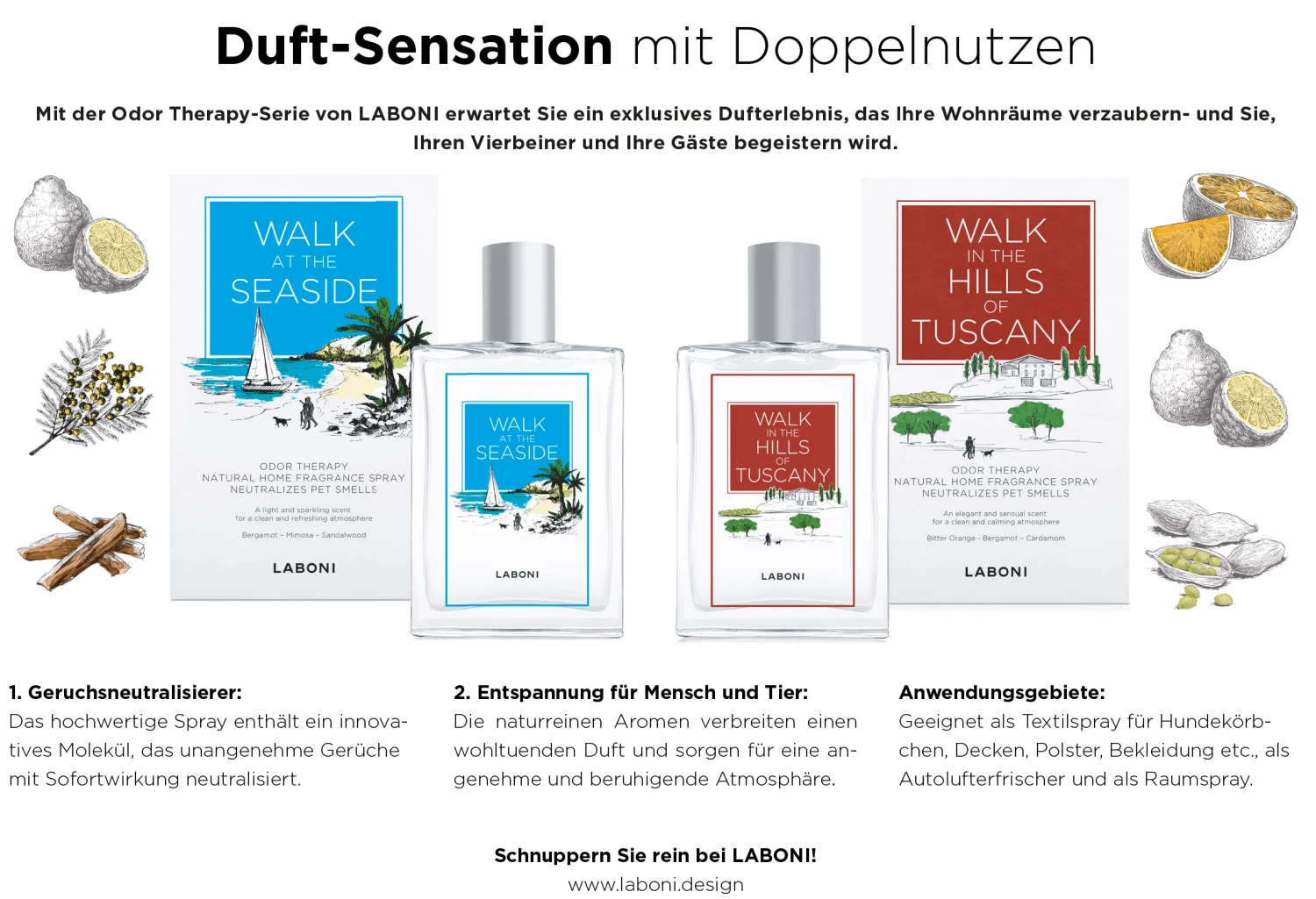 Laboni Duft-Spray Walk At The Seaside Blau 100ml 5 Laboni Duft-Spray Walk At The Seaside Blau 100ml – Bild 3