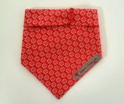 Feen-Design Halstuch Für Hunde Blümchen Rot