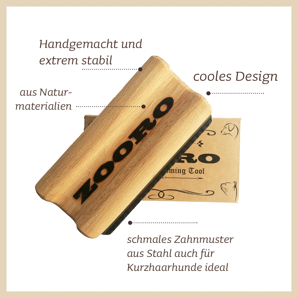 Zooro Hundekamm Karton 1 Stk. 4 Zooro Hundekamm Karton 1 Stk. – Bild 2