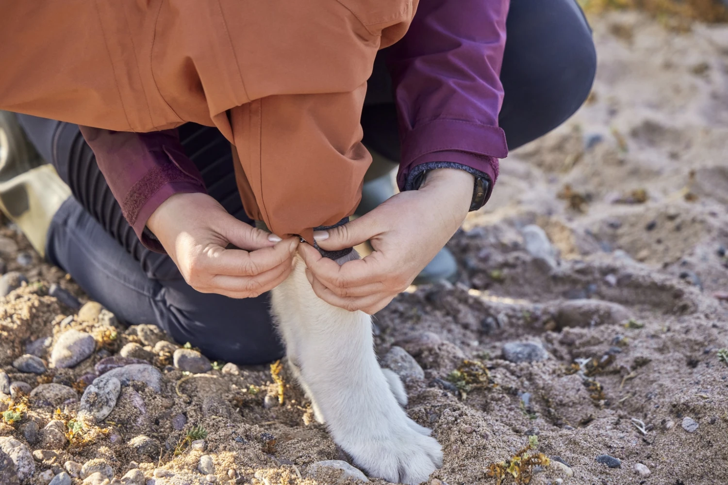 Hurtta Mudventure Overall ECO, Zimt 7 Hurtta Mudventure Overall ECO, Zimt – Bild 5