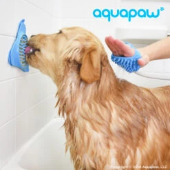 Schulze Aquapaw Pet Bathing Tool -Wuff Wohnen Verkäufe In Use Square wLogo