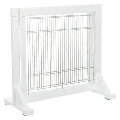 Trixie Hunde-Absperrgitter, Holz 65108 × 61cm, Weiß -Wuff Wohnen Verkäufe PHO PRO CLIP 01 39455 5