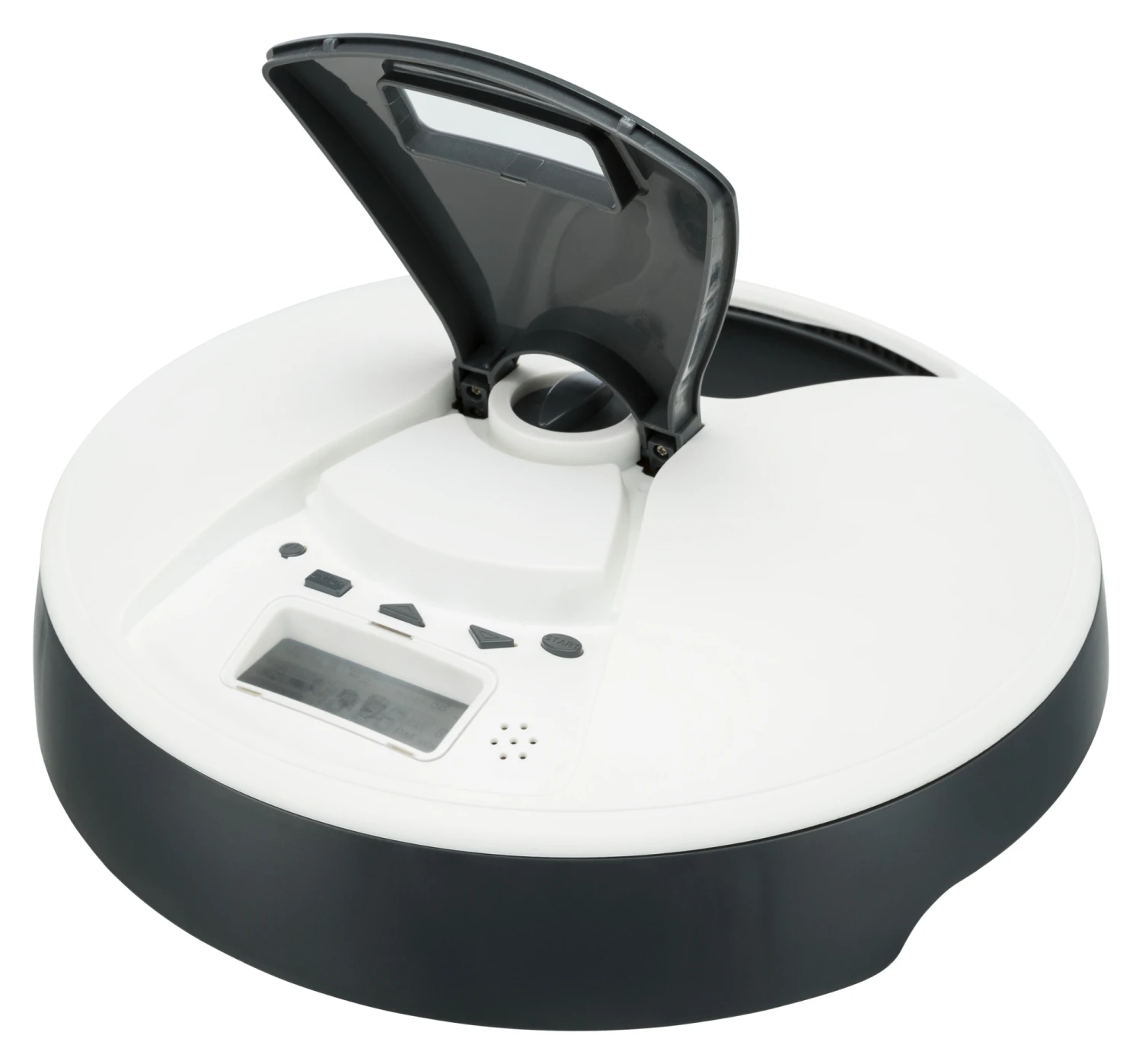 Trixie Futterautomat TX6 6 × 240 M L / ø 32cm × 10cm, Dunkelgrau/weiß 8 Trixie Futterautomat TX6 6 × 240 M L / ø 32cm × 10cm, Dunkelgrau/weiß – Bild 6