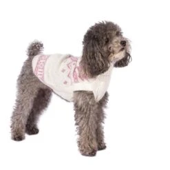 Alqo Wasi Hunde-Pullover Snowflake Pink -Wuff Wohnen Verkäufe PINK SNOWFLAKE 3