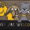 Salonlöwe Fußmatte DogsAre Welcome 50x75cm 1 Salonlöwe Fußmatte DogsAre Welcome 50x75cm -Wuff Wohnen Verkäufe SalonlC3B6we20FuC39Fmatte20DogsAre20Welcome2050x75cm