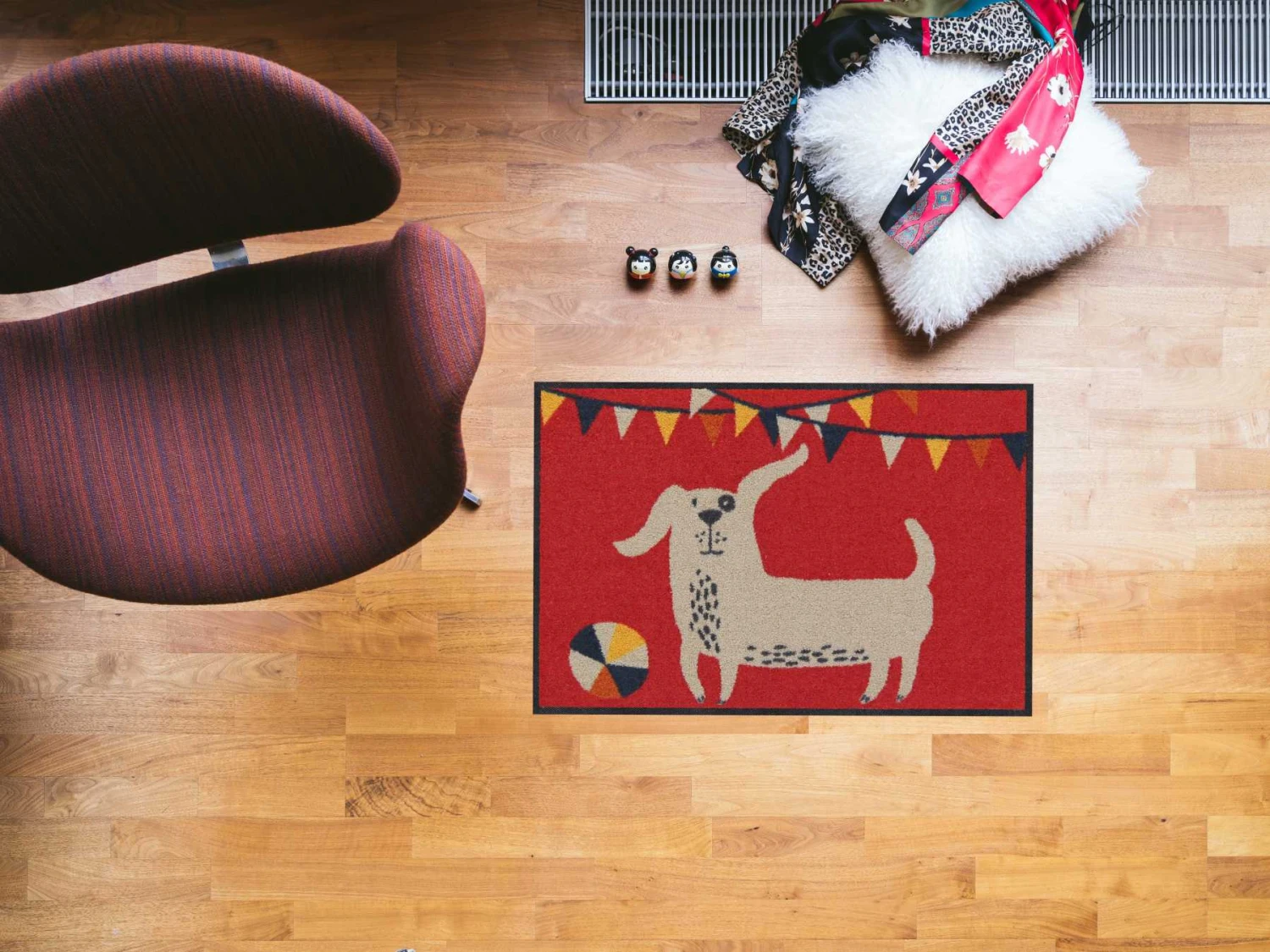 Salonlöwe Fußmatte Garland Dog 50x75cm 3 Salonlöwe Fußmatte Garland Dog 50x75cm