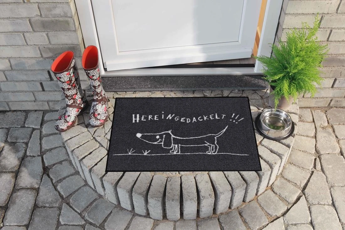 Salonlöwe Fußmatte Hereingedackelt 50x75cm 4 Salonlöwe Fußmatte Hereingedackelt 50x75cm – Bild 2