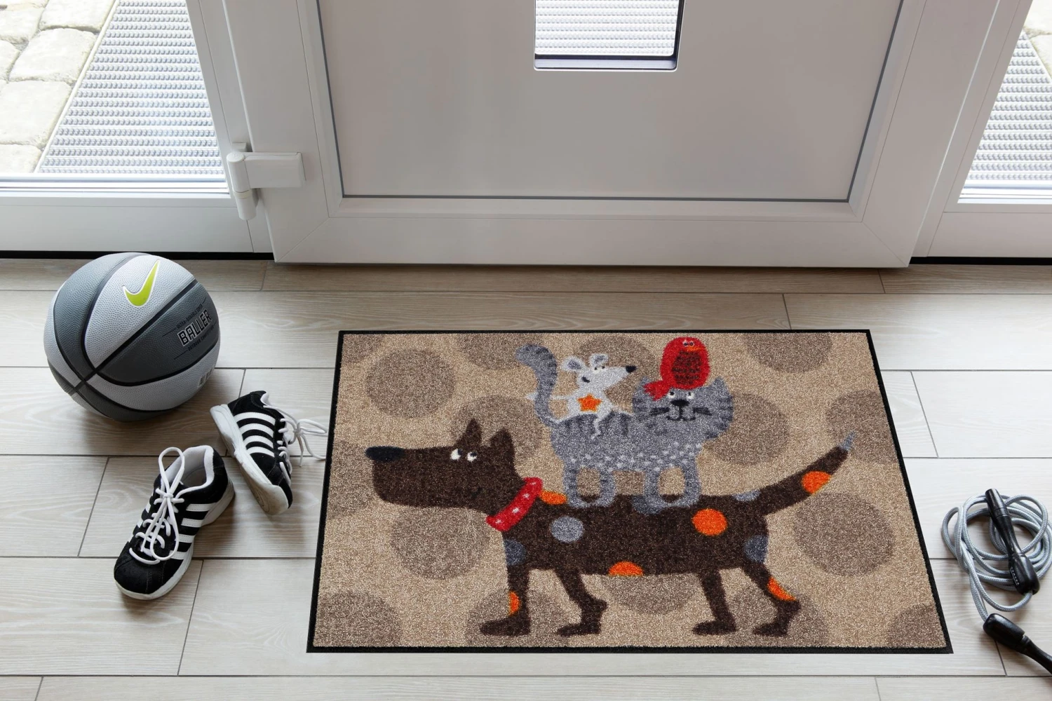 Salonlöwe Fußmatte Tierturm 50x75cm 3 Salonlöwe Fußmatte Tierturm 50x75cm