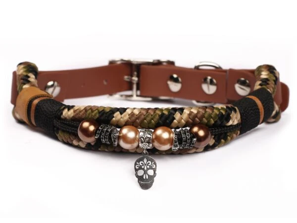 Emmy & Pepe Tauhalsband Mit Perlen Arnie 3 Emmy & Pepe Tauhalsband Mit Perlen Arnie