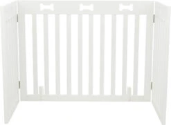 Trixie Absperrgitter, MDF, 3-teilig 82-124 × 61 Cm, Weiß -Wuff Wohnen Verkäufe Trixie20Absperr203204