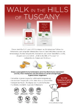 Laboni Duft-Spray Walk In The Hills Of Tuscany Rot 100ml -Wuff Wohnen Verkäufe Tuscany