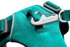 RuffWear Front Range™ Harness Aurora Teal -Wuff Wohnen Verkäufe Web 30502 Front Range Harness Aurora Teal Chest Attachment Connection Studio