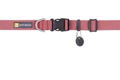 RuffWear Hi & Light™ Collar -Wuff Wohnen Verkäufe Web20JPG 2555 Hi And Light Collar Salmon Pink Hardware STUDIO