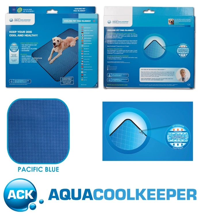 Aqua Coolkeeper Cooling Pet Pad/Blanket Pacific Blue 4 Aqua Coolkeeper Cooling Pet Pad/Blanket Pacific Blue – Bild 2