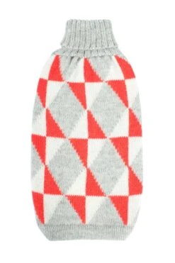 Alqo Wasi Hunde-Pullover Cheerful Argyle