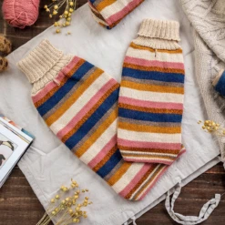 Alqo Wasi Hunde-Pullover Honey Stripes -Wuff Wohnen Verkäufe compo honey stripes