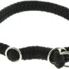 Dinoleine Halsband/Stoppwürger Polyester -Wuff Wohnen Verkäufe dinoleine halsband nylon schwarz1