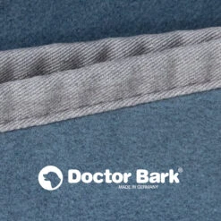 Doctor Bark Kuscheldecke Fleece -Wuff Wohnen Verkäufe drbark fleecedecke blaugrau4