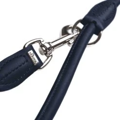 Hunter Verstellbare Leine Round & Soft Leder Dunkelblau -Wuff Wohnen Verkäufe e hLzpNs 68328 002 19