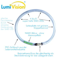 LumiVision Leuchthalsband Grün -Wuff Wohnen Verkäufe lumi203