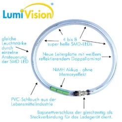 LumiVision Leuchthalsband Blau -Wuff Wohnen Verkäufe lumiviosion20blau20beschr