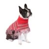 Alqo Wasi Hunde-Pullover Poncho Plaid Coral XS -Wuff Wohnen Verkäufe plaid poncho alqo wasi 05