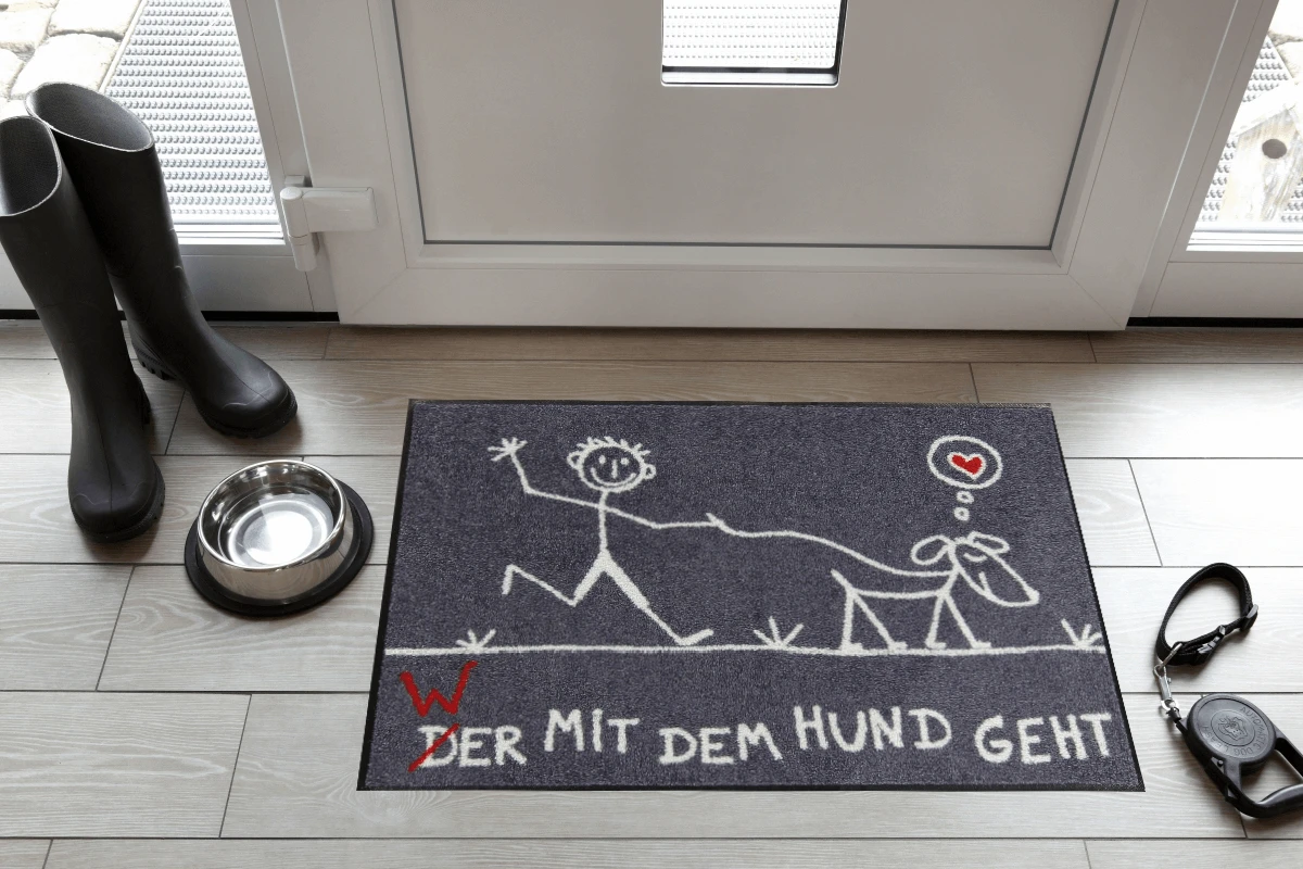 Salonlöwe Fußmatte Go Gassi Go 50x75cm 4 Salonlöwe Fußmatte Go Gassi Go 50x75cm – Bild 2