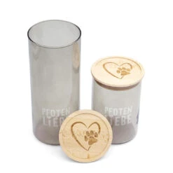 Napani Vorratsglas "Pfotenliebe" 5 Napani Vorratsglas "Pfotenliebe" -Wuff Wohnen Verkäufe vorratsglas pfotenliebe
